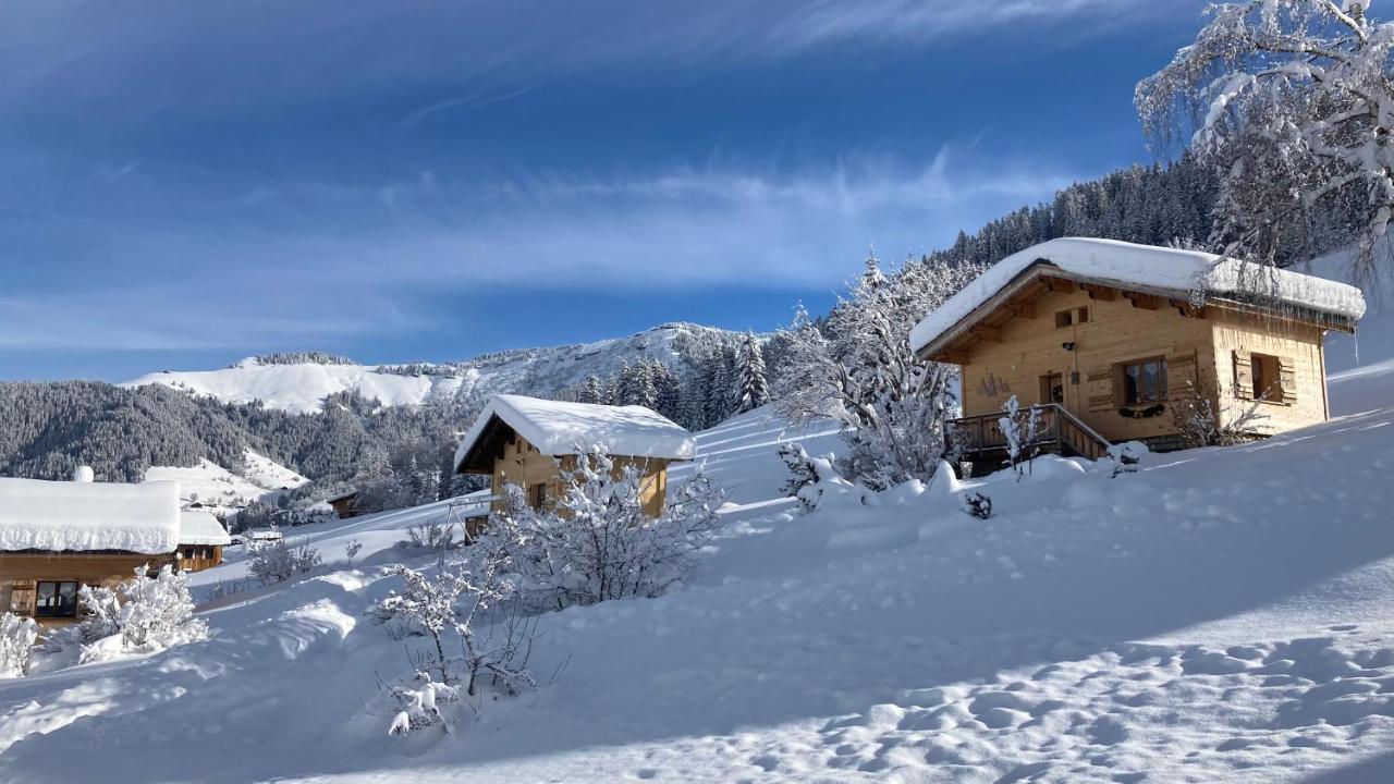 Chalets Savoie Les Chalets D'Heidi Notre-Dame-de-Bellecombe Exteriör bild