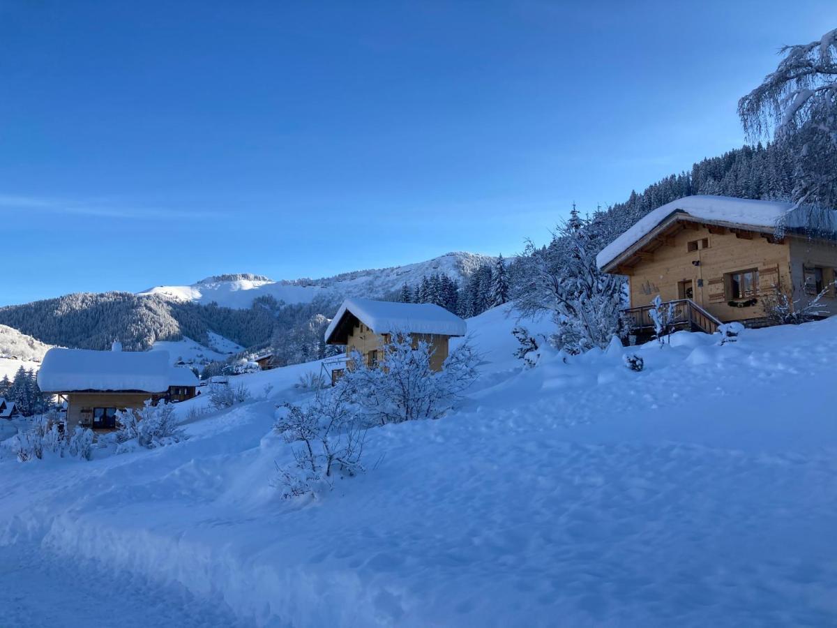 Chalets Savoie Les Chalets D'Heidi Notre-Dame-de-Bellecombe Exteriör bild