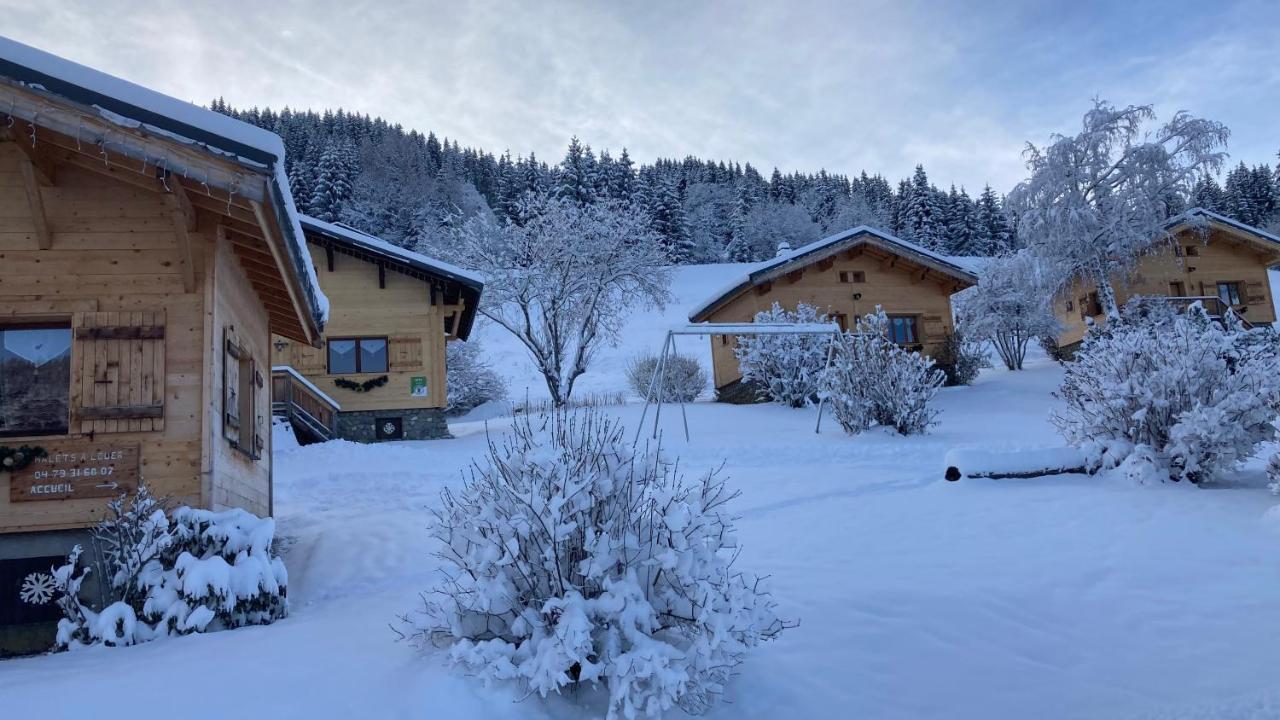 Chalets Savoie Les Chalets D'Heidi Notre-Dame-de-Bellecombe Exteriör bild