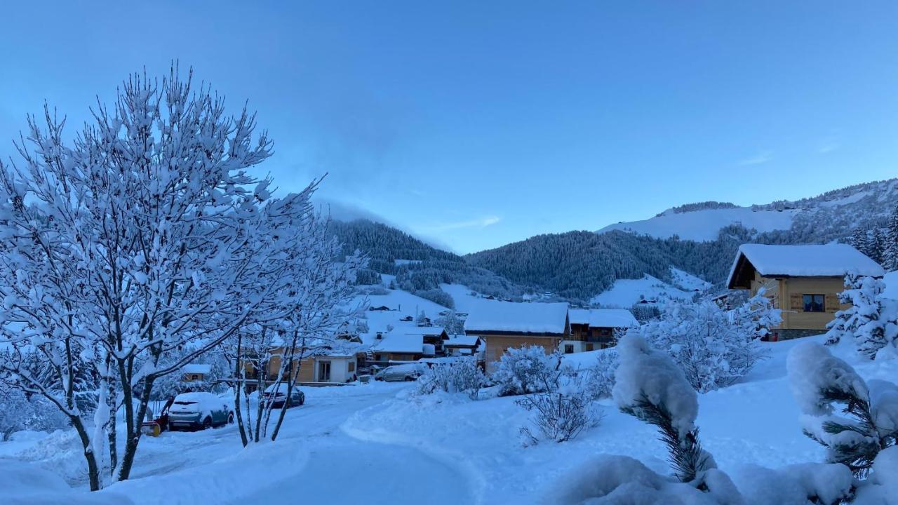 Chalets Savoie Les Chalets D'Heidi Notre-Dame-de-Bellecombe Exteriör bild