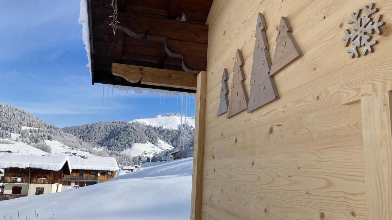 Chalets Savoie Les Chalets D'Heidi Notre-Dame-de-Bellecombe Exteriör bild