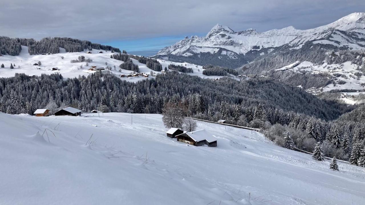 Chalets Savoie Les Chalets D'Heidi Notre-Dame-de-Bellecombe Exteriör bild