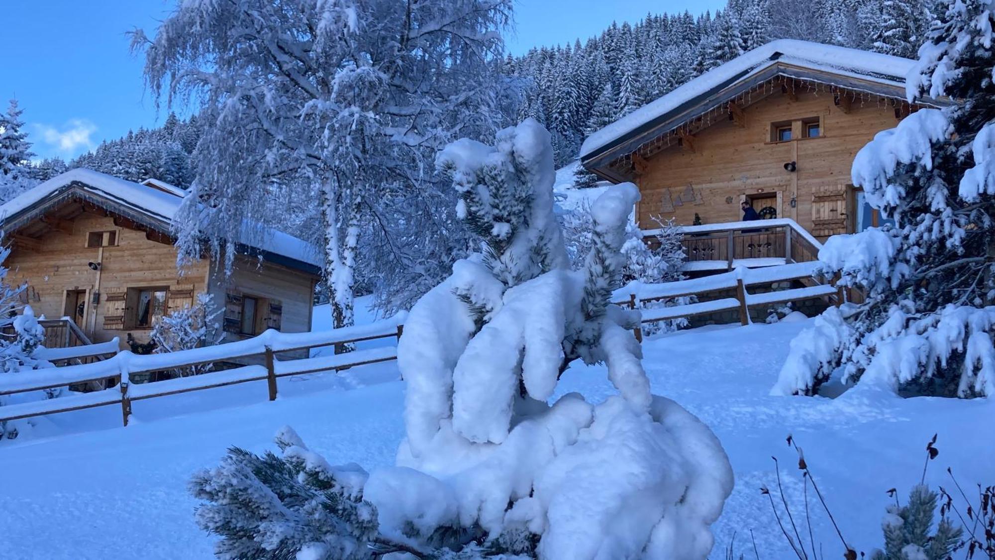 Chalets Savoie Les Chalets D'Heidi Notre-Dame-de-Bellecombe Exteriör bild