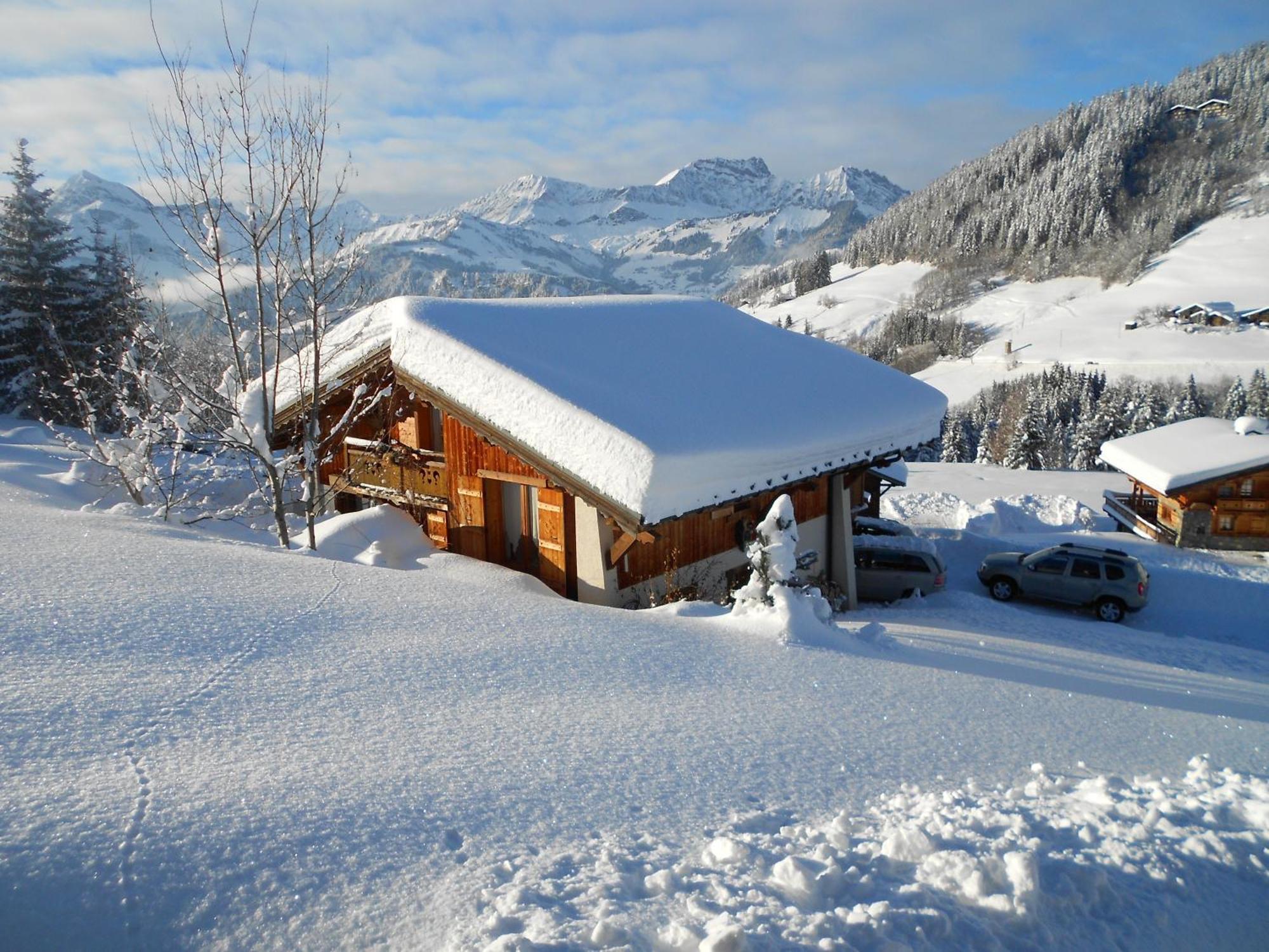 Chalets Savoie Les Chalets D'Heidi Notre-Dame-de-Bellecombe Exteriör bild
