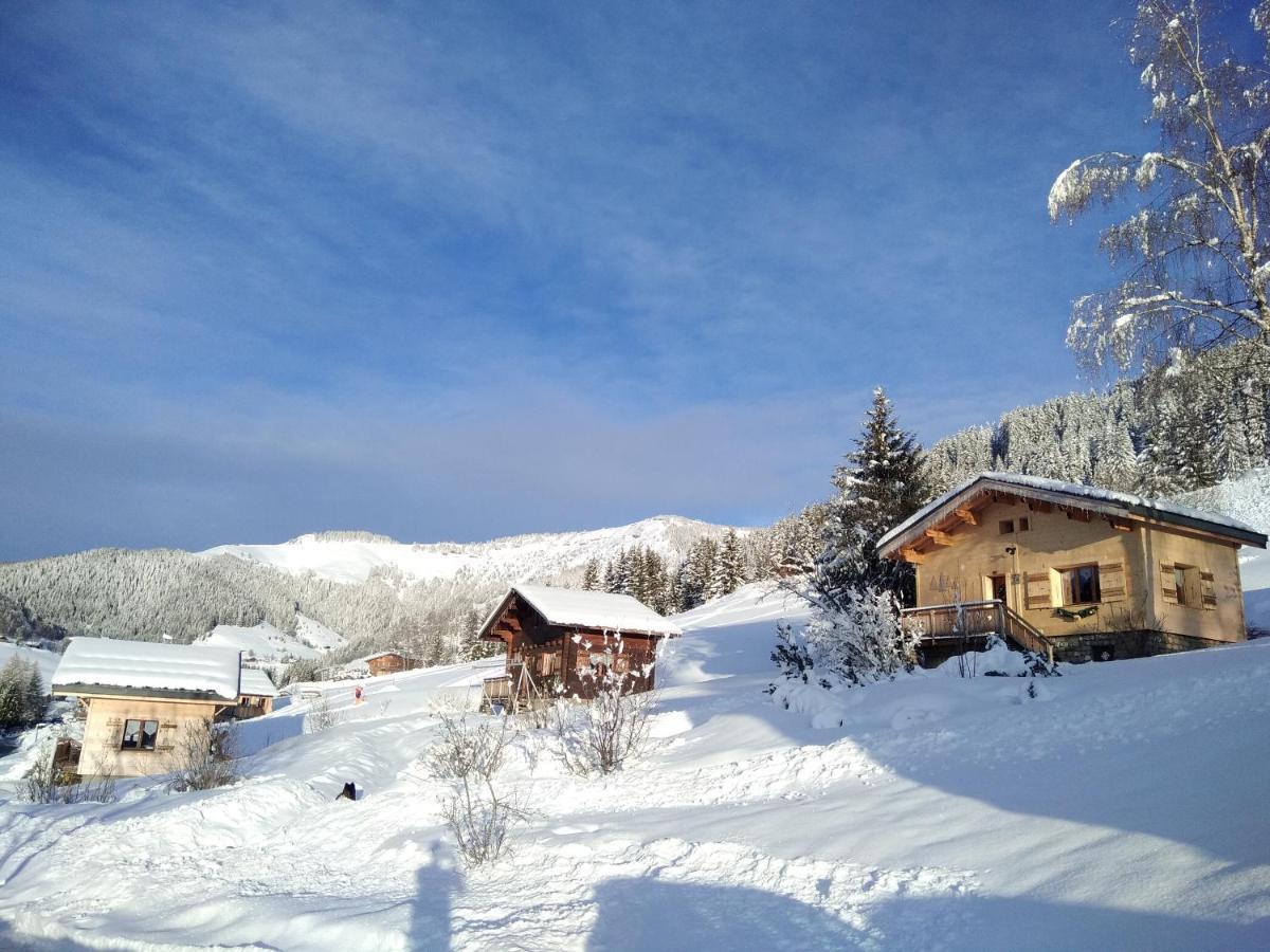 Chalets Savoie Les Chalets D'Heidi Notre-Dame-de-Bellecombe Exteriör bild